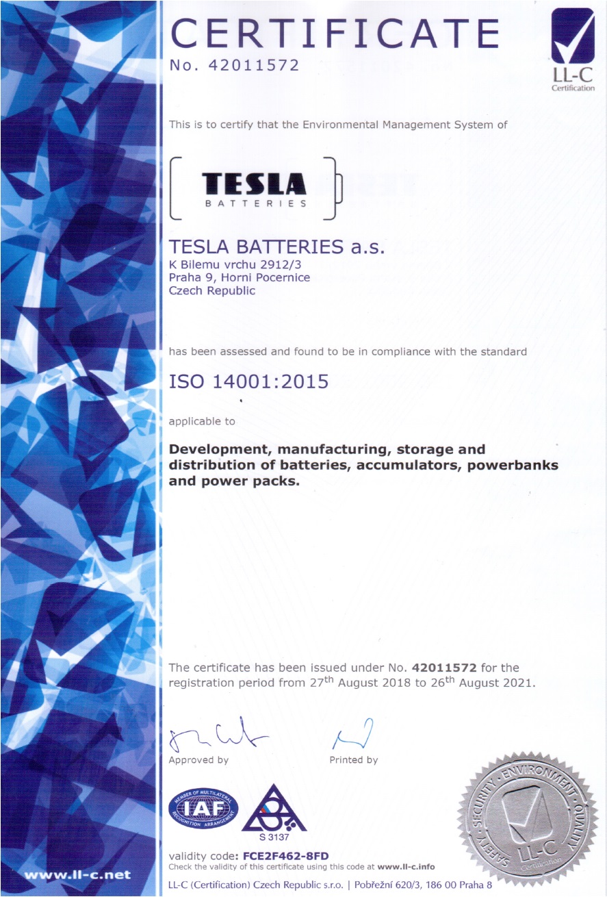 О TESLA BATTERIES О TESLA BATTERIES - 002