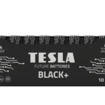 Tesla serie Black shrink AA 10 pruhledne 2