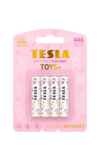 Tesla Toys blister front AAA girl transparent